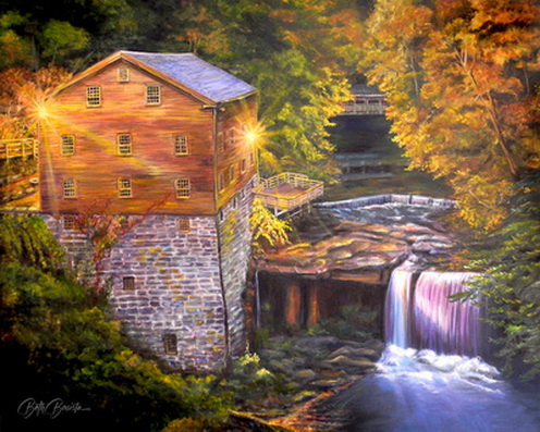 Lanterman’s Mill Painting - Fall!
